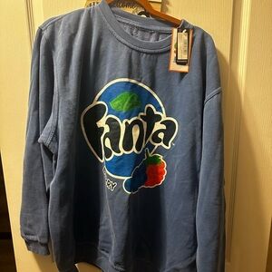 Fanta Berry Graphic Crewneck Sweatshirt